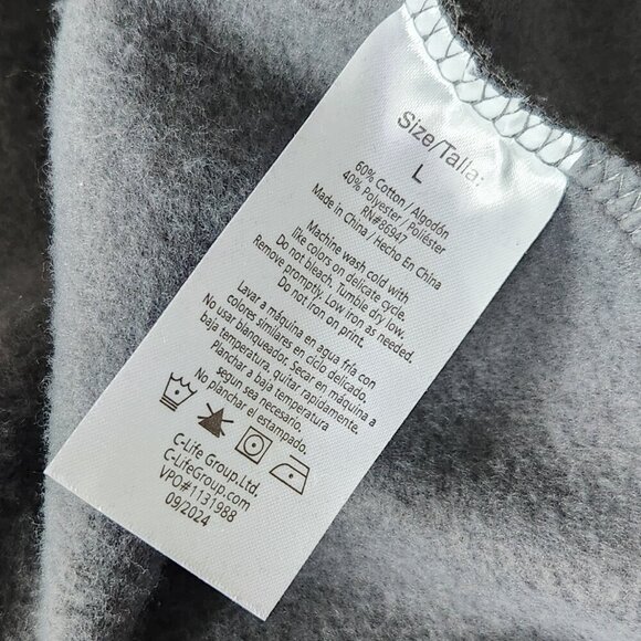 Disney Star Wars Zipper Up Hoodie, NWT, Men's Large, Logo front graphic on back - Picture 12 of 12